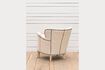 Miniature Turner beige fabric armchair 6