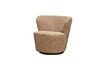 Miniature Tweedy orange tweed armchair 6