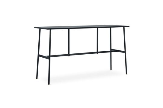 Union black wooden high table Clipped