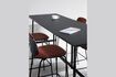 Miniature Union black wooden high table 3