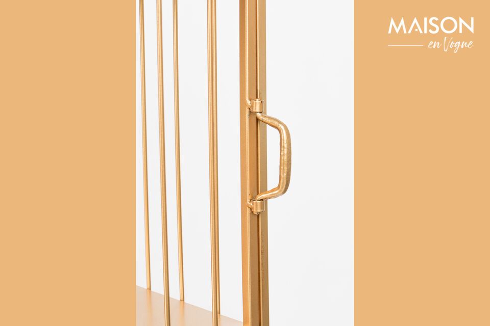 Unlock Me gilded iron shelf - 6