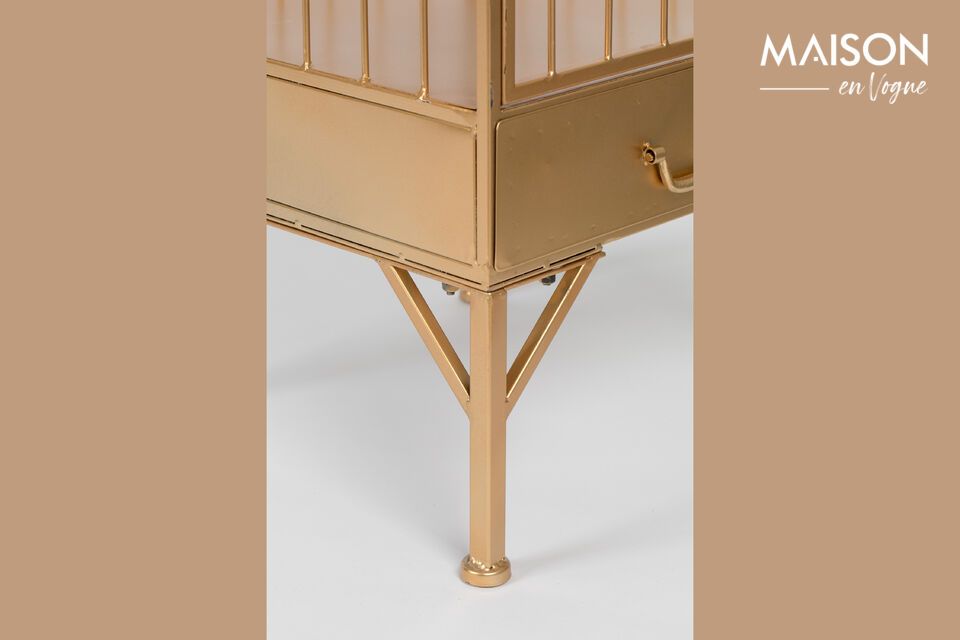 Unlock Me gilded iron shelf - 8