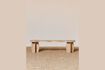 Miniature Vague light wood bench 2