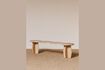 Miniature Vague light wood bench 1