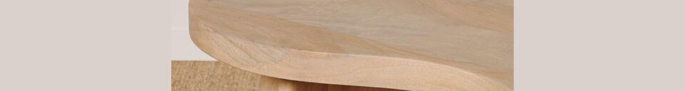 Material Details Vague light wood bench