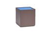 Miniature Vault brown and blue ash wood side table 1