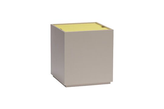 Vault sand ash wood side table Clipped