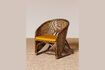 Miniature Veracruz brown rattan armchair 1