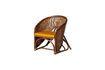 Miniature Veracruz brown rattan armchair 6