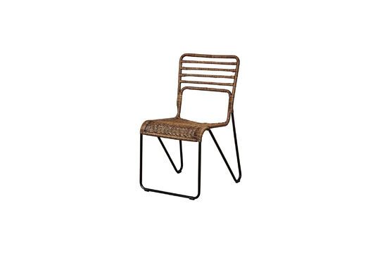 Veracruz brown rattan chair Clipped