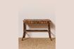 Miniature Veracruz brown rattan desk 2