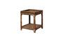 Miniature Veracruz brown rattan side table Clipped