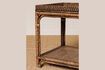 Miniature Veracruz brown rattan side table 4