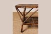 Miniature Veracruz oval coffee table in brown rattan 4