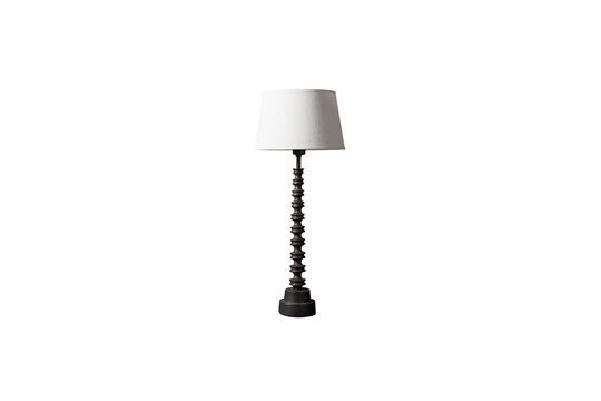 Vertebra brown aluminum table lamp Clipped