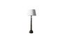 Miniature Vertebra brown aluminum table lamp Clipped