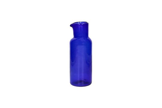 Vico blue glass decanter Clipped