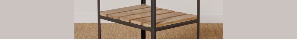 Material Details Victor light wood shelf