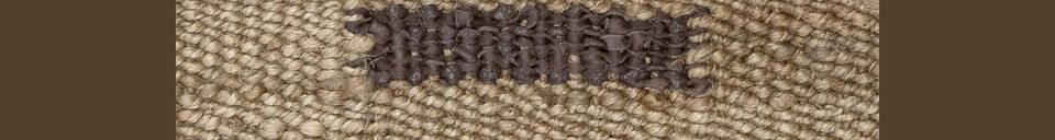 Material Details Vilde beige jute rug