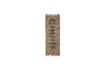 Miniature Vilde beige jute rug 1