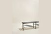 Miniature Villa black stainless steel double bench 4