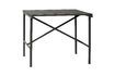 Miniature Villa small dining table in black stainless steel 1