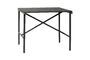 Miniature Villa small dining table in black stainless steel Clipped