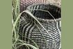 Miniature Vilo black and beige herb baskets 3