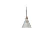 Miniature Vira hanging lamp in ochre metal 1