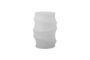 Miniature Volise white stoneware side table Clipped