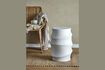 Miniature Volise white stoneware side table 4