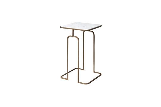 Wagner copper metal side table Clipped