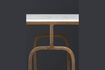 Miniature Wagner copper metal side table 5