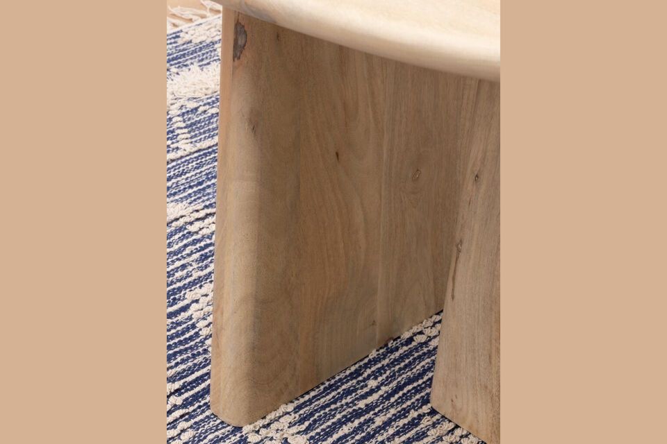 This table, with its clean lines and neutral beige color, is a versatile addition to your decor