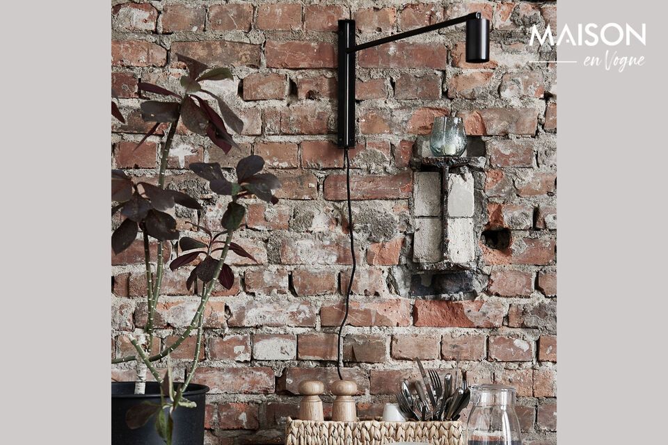 Wall lamp in black Norm steel House Doctor