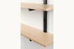 Miniature Wall shelf in brown wood Bundy 10