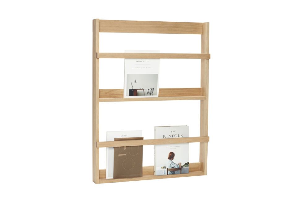 Wall shelf in light oak Display Hübsch