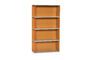 Miniature Wall shelf in orange ash wood Apollo Clipped