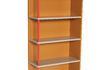 Miniature Wall shelf in orange ash wood Apollo 4