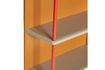 Miniature Wall shelf in orange ash wood Apollo 5