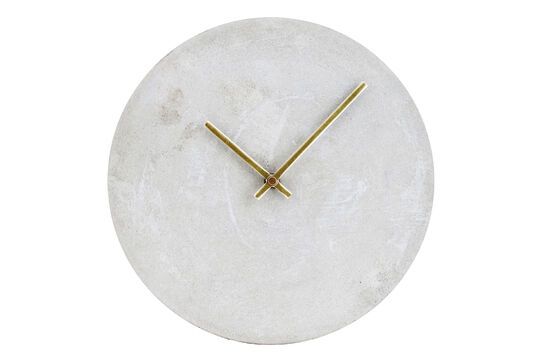 Watch grey concrete clock Clipped