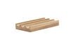 Miniature Wave light oak veneer desk organizer 1