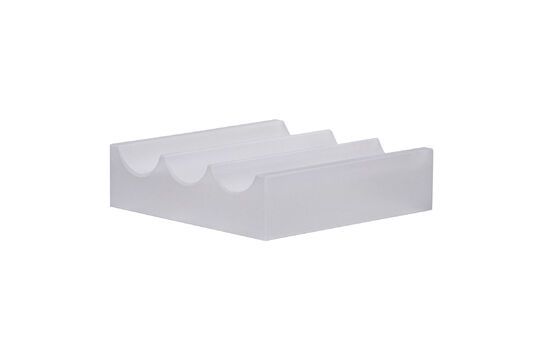 Wave white crystal organizer