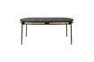 Miniature Webbing 6-seater black wood and rattan dining table 4