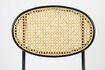 Miniature Webbing fabric and black rattan armchair 12