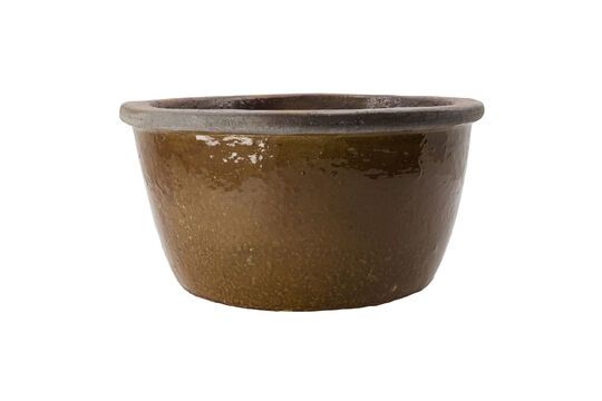 Whai brown clay planter Clipped