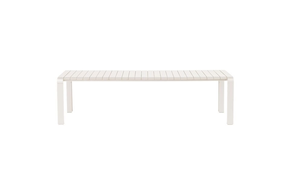 White aluminium bench Vondel - 3