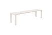 Miniature White aluminium bench Vondel 1