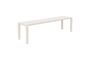 Miniature White aluminium bench Vondel Clipped