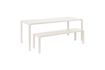 Miniature White aluminium bench Vondel 6